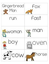 Run Run As Fast As You Can Gingerbread Man Game Gingerbread Man Word Wall Cards Word Wall Cards Classroom Word Wall Word Wall