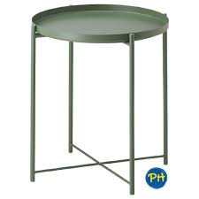 Remote controls, magazines, vase, popcorn bowls… your living room table has a lot to take care of. Ikea Gladom 703 306 72 Tray Table Coffee Table Dark Green Army Green Shopee Malaysia