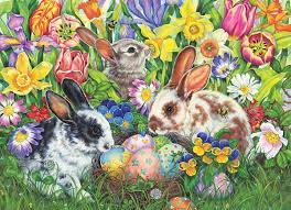 China manufacturer wholesale different design 1000 pieces jigsaw puzzle. Easter Bunnies 500 Pieces Cobble Hill Puzzle Warehouse