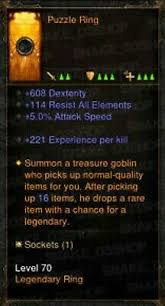 It requires character level 29 to drop. Diablo 3 Xbox One Puzzle Ring X5 Soft Core Level 70 Ebay