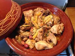 Accendere su high per 3 ore e mezza. Tajine Pollo Con Olive E Limoncini Mosaico
