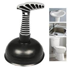 small plunger unclogging kitchen