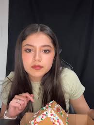 Haciendo su casita de Navidad