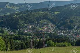 Moderní evropská gastronomie v jablonci nad nisou. Ski Lift Near Jablonec Nad Jizerou Town In Spring Sunny Morning Stock Photo Picture And Royalty Free Image Image 105215481