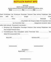Contoh surat undangan rapat sekolah. Contoh Surat Berita Acara Rapat Desa