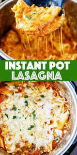 Instant Pot Lasagna Recipe Instant Pot Lasagna Recipe Instant Pot Dinner Recipes Food Recipes