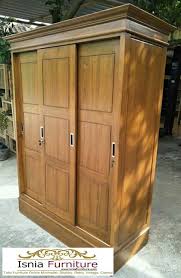 Info harga silahkan menghubungi kontak kami untuk mendapatkan informasi harga produk ini. Jual Lemari Pakaian Sliding 3 Pintu Minimalis Kayu Jati