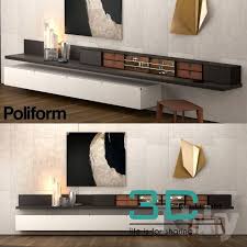 Nice 138 Poliform 3d Model Download Here Http 3dmili Com Furniture Wardrobe Display Cabinets 138 Poliform 3d Model Html Poliform Display Cabinet 3d Model