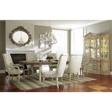 The couture collection combines the romantic elements of jessica into a new traditional styling. American Drew Jessica Mcclintock Boutique Oval Dining Table In White Veil By Dining Rooms Outlet