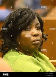 Ursula Ward, Odin Lloyd's mother, listens to testimony during the trial of  former New England Patriots football player Aaron Hernandez