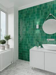 keramisch zellige wandtegels groene badkamertegels groene badkamer