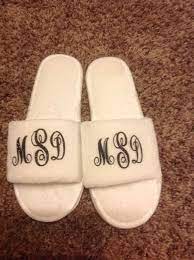 Free shipping both ways on bedroom slippers from our vast selection of styles. Monogram Slippers Personalized Slippers Ladies Monogram Womens Monogram Shoe House Shoes Ladies Slippers Wedding Party Gifts Monogrammed Slippers Personalized Slippers Monogram Shoes