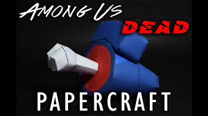 Among Us Tripulante Crewmate Papercraft Tutorial Youtube