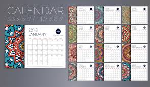 If you want to learn more about Free Vector Dark Calendar Template For 2018