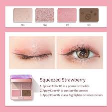 Eyeshadow quad how to apply. Buy Zeesea Tipsy Kitty Eyeshadow Quad 4 Colors Mini Matte Shimmer Pigmented Natural Nudes Eye Shadow Powder Long Lasting Creamy Texture Eye Shadow Palette For Girls 02 Rose Online In Vietnam B098j7g2dt