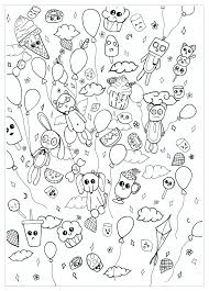 Cute unicorn ice cream kawaii coloring pages printable. Ice Cream Cute Kawaii Unicorn Coloring Pages Novocom Top