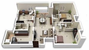 Studio, 1, 2 & 3 bedroom apartments. 30 Modern 3d Floor Plans Help You To Make Your Dream Home Engineering Discoveries