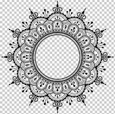 Mehndi Henna Mandala Png Area Art Black And White Buddhism Buddhist Symbolism Henna Mandala Design Mandala Design Pattern Henna Mandala