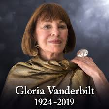 REST IN PEACE: Fashion icon and heiress Gloria Vanderbilt has died at age  95, her son Anderson Cooper confirms. MORE: http://bit.ly/2XT7U0X