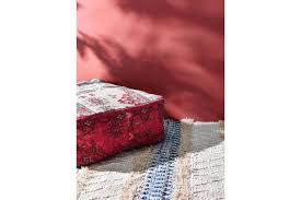 Our custom ottomans let you pick the shape, dimensions, fabric, and style to fit your room. Square Moroccan Rug Ottoman Pouffe Pouf Footstool Coffee Table Beanbag Kogan Com