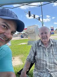 Bad photo but today is his last day for the season. sugar town watermelon