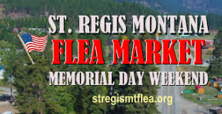 Regis exit 33) turn w (left) at flashing red stop light; Contact St Regis Flea Market Booth Spaces Memorial Day Weekend