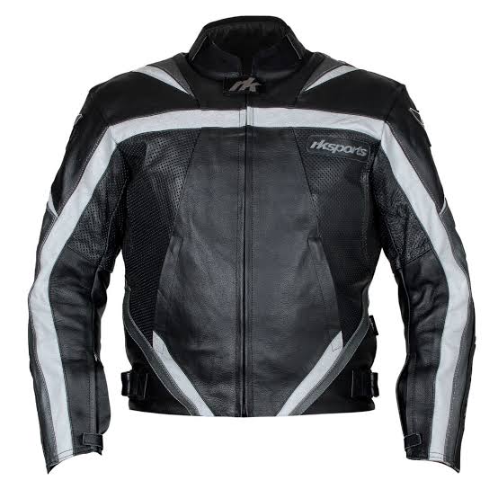 High-protection street jackets, like this RKSports leather design, offer premium slide safety but require external rain layers for heavy downpours., AI generated
