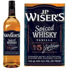 J P Wiser S Spiced Vanilla Canadian Whisky 750ml Whisky Spices Natural Flavors