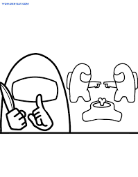 Released in 2018 by inner sloth, but gained its popularity in 2020. Among Us Impostor Coloring Pages Printable Coloring Pages