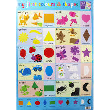 Colours And Shapes Wall Chart Activity Packs At The Works