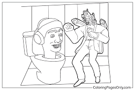Titan Cameraman Coloring Pages – Ignite Your Creativity!