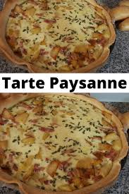 Tarte Paysanne Tarte Pomme De Terre Creme Fraiche Recette Recette Pomme De Terre