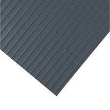 G Floor Rib 7 5 Ft X 17 Ft Slate Grey Vinyl Garage Flooring Cover And Protector Gf55rb717sg Vinyl Garage Flooring Slate Grey Flooring