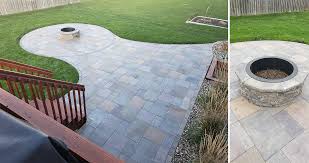 Fire pit kit in bluestone. Circular Patio With Fire Pit Project By Rusty At Menards