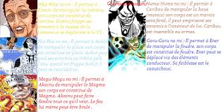 Les Fruits Du Demon Type Logia Ta Source One Piece C Est Ici L