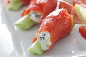 Place the fish on the prepared baking sheet and season with salt and pepper. Smoked Salmon Rolls Jamie Geller Passover Recipes Smoked Salmon Recipes