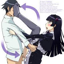 1boy 1girls acrobatic blush faceless male female gokou ruri  gothic gothic lolita kousaka kyousuke male my little sister can't be this  cute open mouth ore no imouto ga konna
