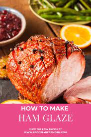 Homemade Ham Glaze Easy To Make Recipe Homemade Ham Glaze Easy Ham Glaze Leftover Ham Recipes