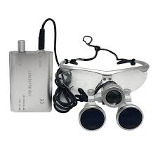 Dental Loupes 3 5x 420 Mm Surgical Magnifying Glasses Dental Equipment Surgical Dentists Magnifier With Led Head Light Lamp Denta Magnifier Lamp Light Dental