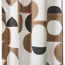 No shower curtain is as simple yet stunning as this diy from kishani perera. Crescent Blockprint Shower Curtain 72 Reviews Cb2