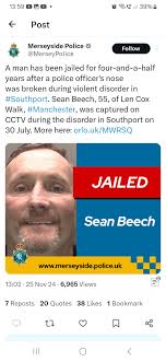 OK so this sets the Barr for the MANCHESTER AIRPORT THUGS who did the same  and a lot worse but are still yet to be charged.. Two teir justice right  here again