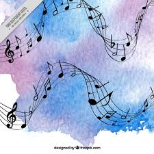 ♥ instant download files may come in multiple zip files. Free Vector Blue And Purple Watercolor Music Background