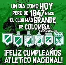 Cuenta oficial del club atlético nacional / el más grande y popular de colombia. Felizcumpleanos Atletico Nacional Rey De Copas Facebook