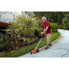 Worx 7 5 In 12 Amp Electric Lawn Edger Wg896 The Home Depot Lawn Edger Best Lawn Mower Best Lawn Edger