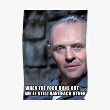 Weltweit bekannt wurde er durch seine darstellung der romanfigur hannibal lecter von thomas harris. Poster Anthony Hopkins Redbubble