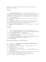 (vielleicht durch eine rhetorische frage / schlussfolgerung am anfang.) die gliederung / die struktur des vortrags kurz nennen. Redemittel C1