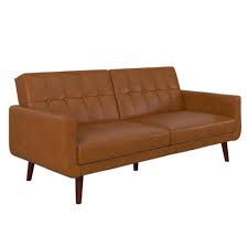 Fiore Modern Futon Camel Faux Leather Room Joy Target Unfollow faux leather camel to stop getting updates on your ebay feed.