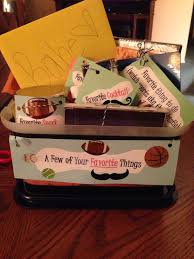 My Anniversary Gift I Made For Me And My Boyfriends 2 Years A Basket Of His Favorite T Homemade Anniversary Gifts 25th Birthday Gifts 40th Anniversary Gifts Here are 30 special gifts to help you express your love. homemade anniversary gifts