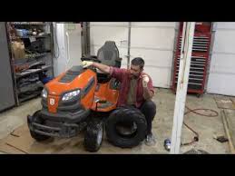 My riding mower traction was greatly improved! Installing Wheel Spacers And Ag Tires On The Husqvarna Ts354d Youtube