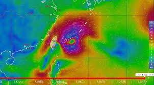Compound of 颱 (violent wind) and 風 (wind). Rkxiw2xqq Tikm